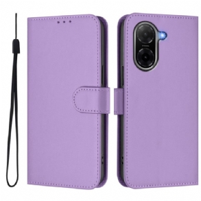 Bőrtok Poco C71 Monokróm