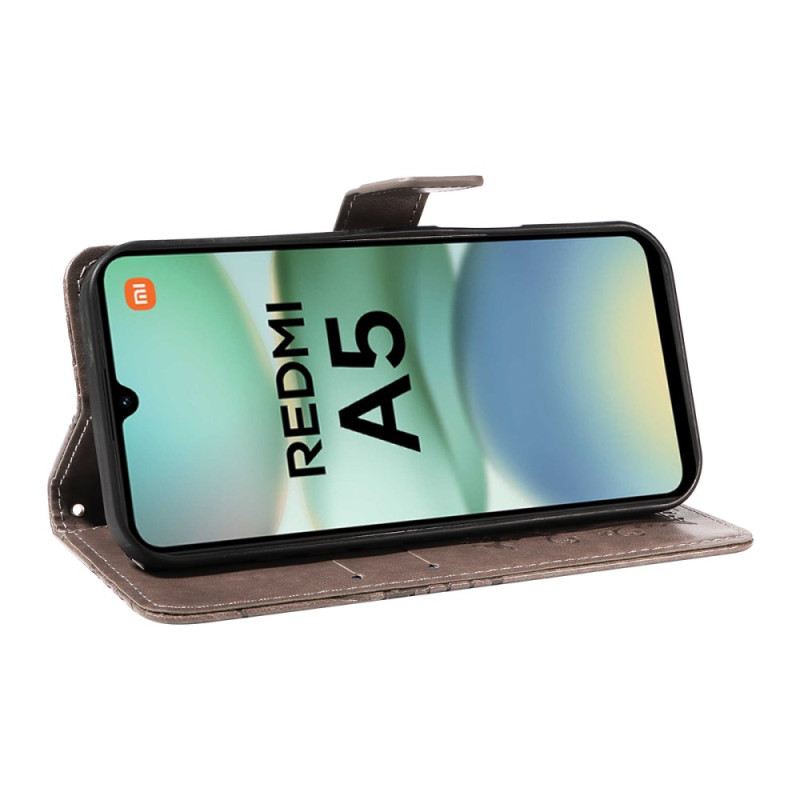 Bőrtok Poco C71 Óriás Pillangók