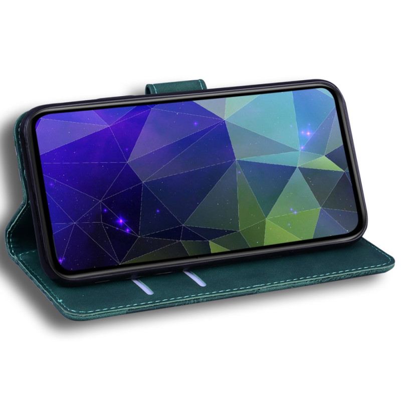 Bőrtok Poco C71 Pillangó