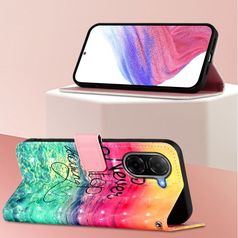 Bőrtok Poco C71 Soha Ne Hagyd Abba Az Álmodást