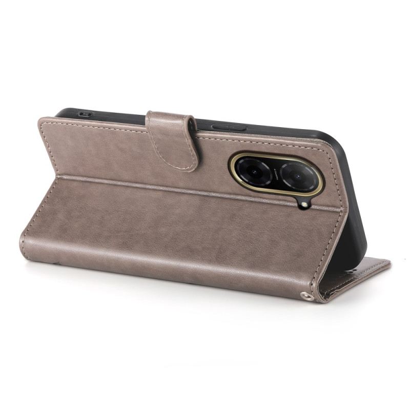 Bőrtok Poco C71 Virágmintás