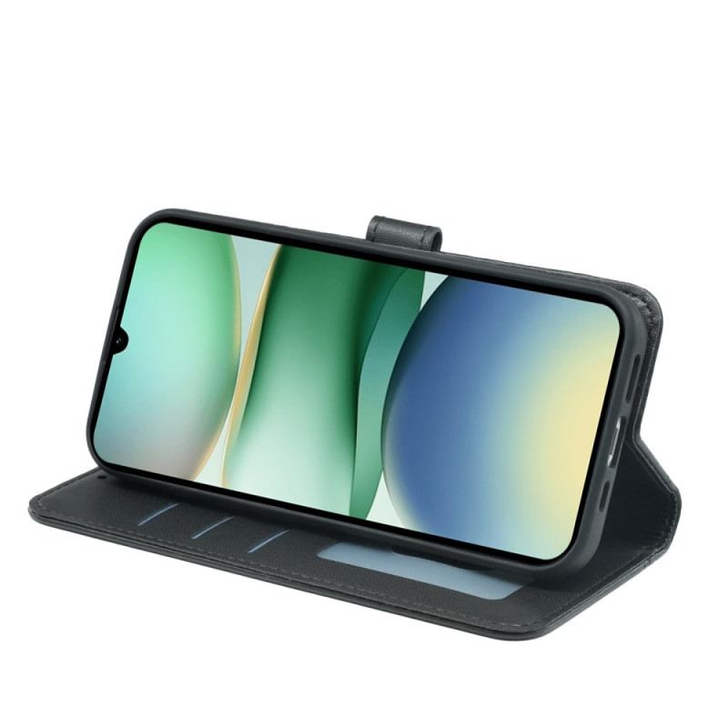 Kinyitható Bőrtok Poco C71 Csíkok És Pántok