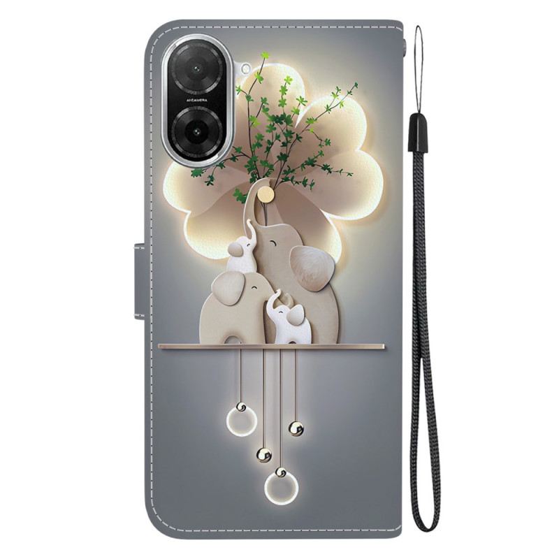 Kinyitható Bőrtok Poco C71 Elefánt