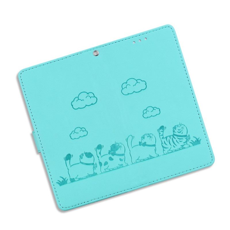 Kinyitható Tokok Poco C71 Macskajárás