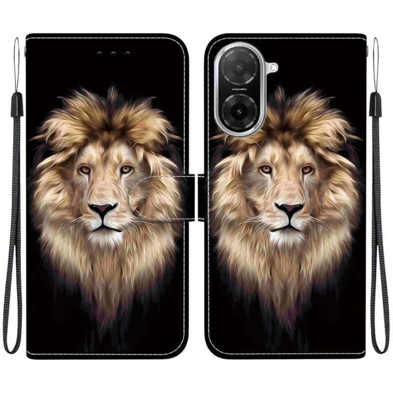 Kinyitható Tokok Poco C71 Oroszlán