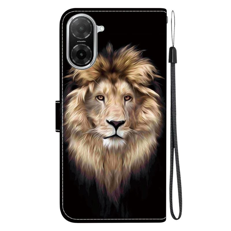 Kinyitható Tokok Poco C71 Oroszlán