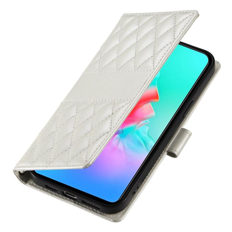 Kinyitható Tokok Poco C71 Steppelt Pánttal És Vállpánttal