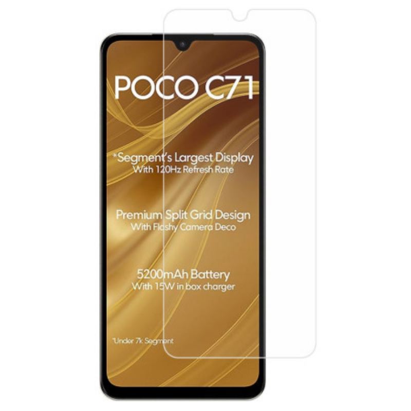 Védő Edzett Üvegben Poco C71-hez
