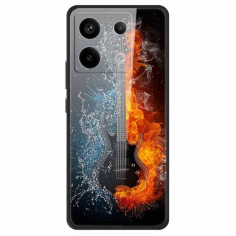Mobiltelefon Tokok Xiaomi Redmi Note 13 Pro 5g Jég És Tűz Edzett Üveggitárja