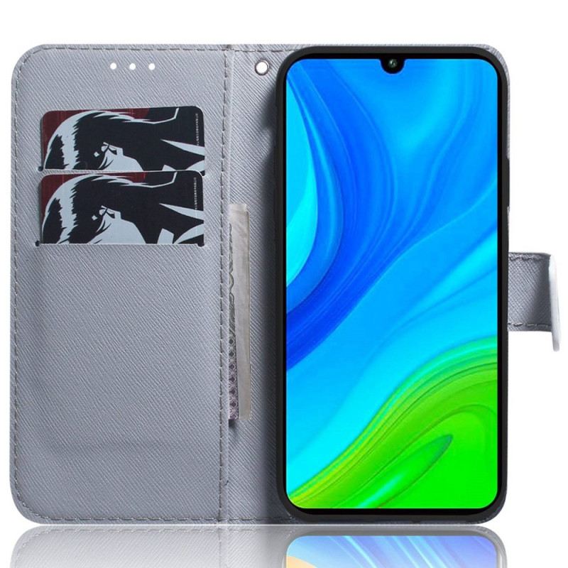 Fliptok / Bőrtok Realme C35 szíjjal Tanga Mopsz