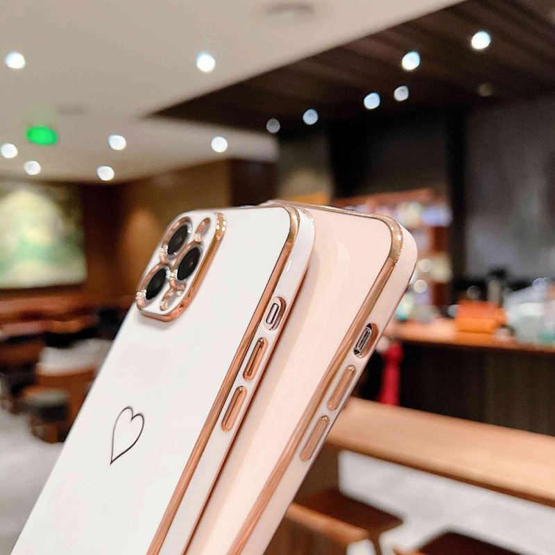 Tok iPhone 14 Pro Szívgyűrűvel