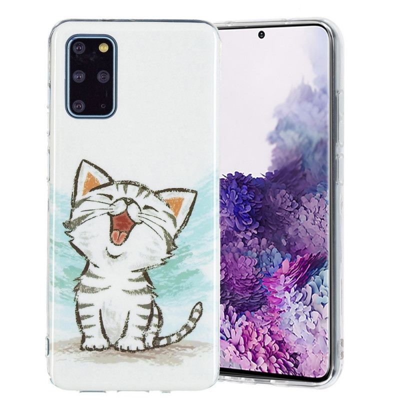Tok Samsung Galaxy S20 Plus / S20 Plus 5G Fluoreszkáló Macska