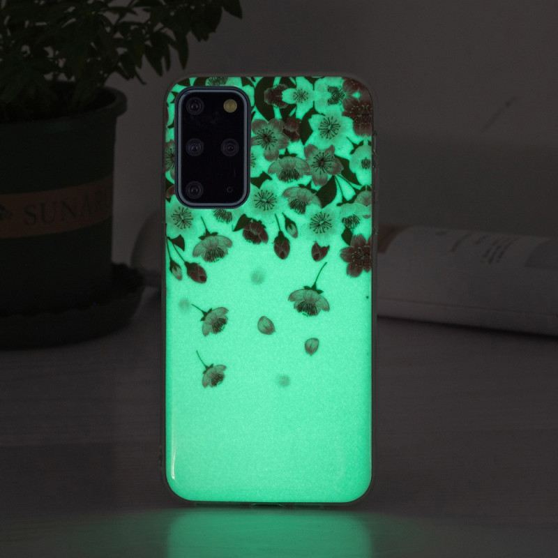 Tok Samsung Galaxy S20 Plus / S20 Plus 5G Fluoreszkáló Virágok