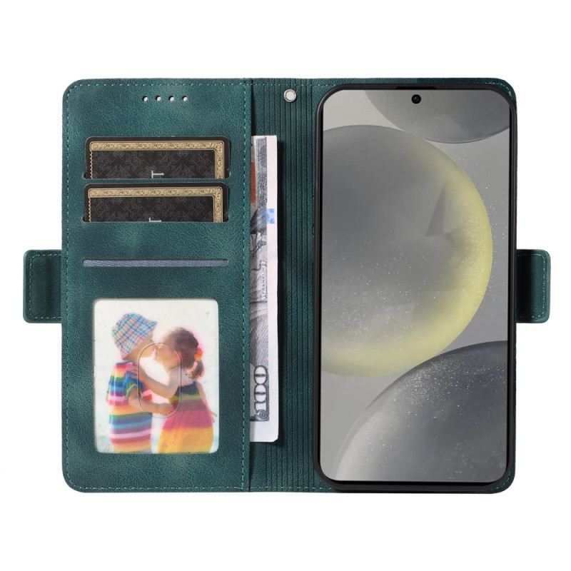 Bőrtok Samsung Galaxy S25 5g Grafikus Szegély