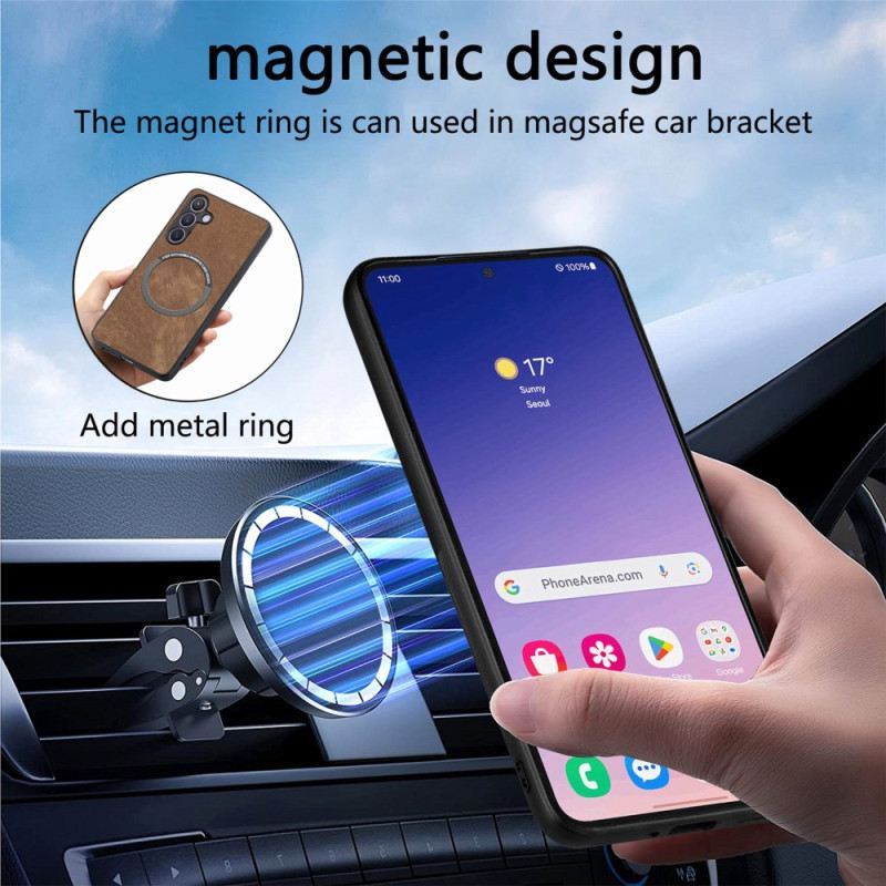 Bőrtok Samsung Galaxy S25 5g Levehető Mágneses Fedél