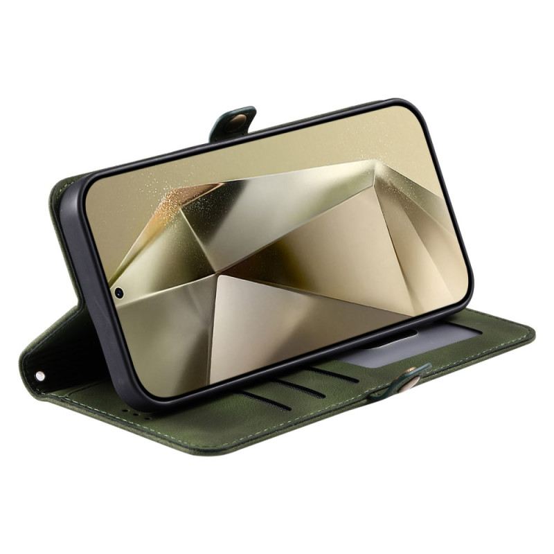 Bőrtok Samsung Galaxy S25 5g Mandala Velúr Hatású