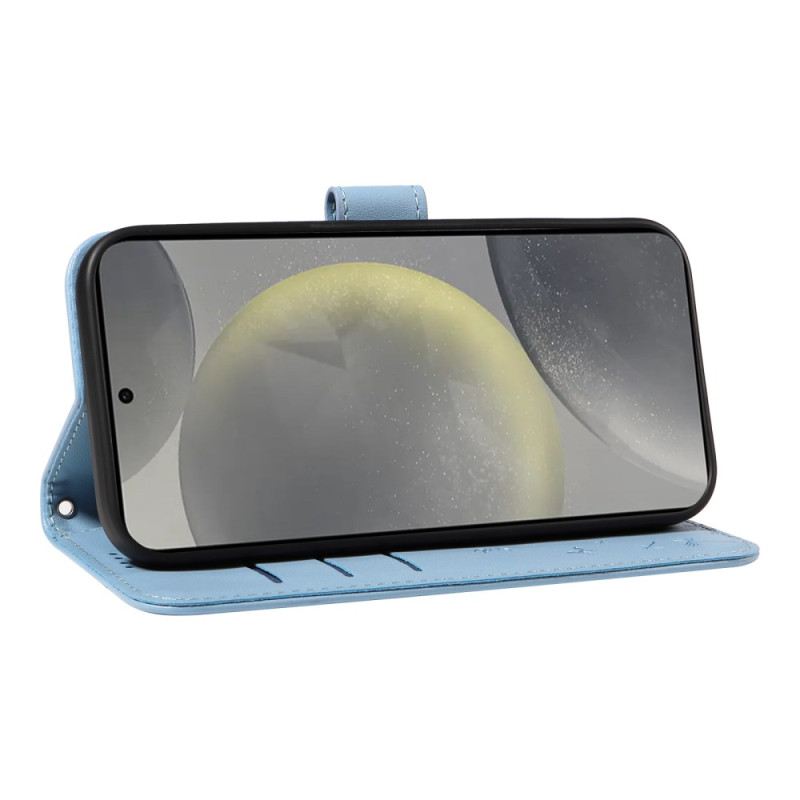 Bőrtok Samsung Galaxy S25 5g Pitypang Szíj