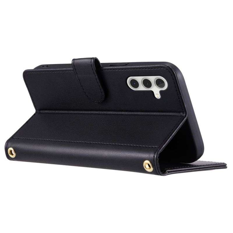 Bőrtok Samsung Galaxy S25 5g Steppelt Dizájn Plusz