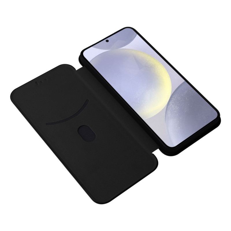 Bőrtok Samsung Galaxy S25 5g Szénszálas