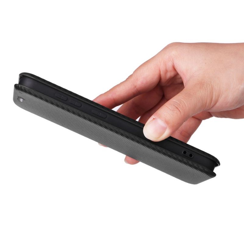 Bőrtok Samsung Galaxy S25 5g Szénszálas