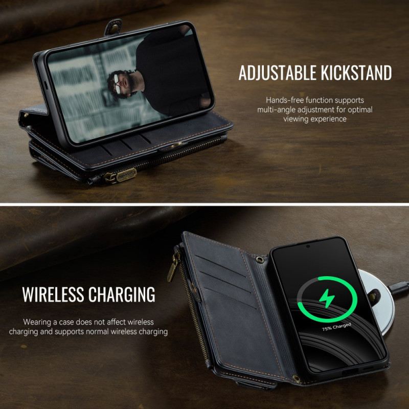 Bőrtok Samsung Galaxy S25 5g Teljes Rfid-árnyékolású Pénztárca