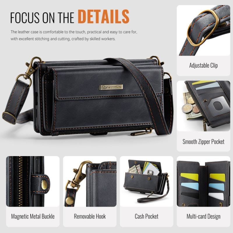 Bőrtok Samsung Galaxy S25 5g Teljes Rfid-árnyékolású Pénztárca