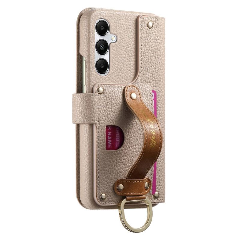 Kinyitható Bőrtok Samsung Galaxy S25 5g Rfid-védős Műbőr