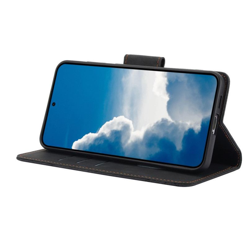 Kinyitható Bőrtok Samsung Galaxy S25 5g Velúr Hatású Virágmintás