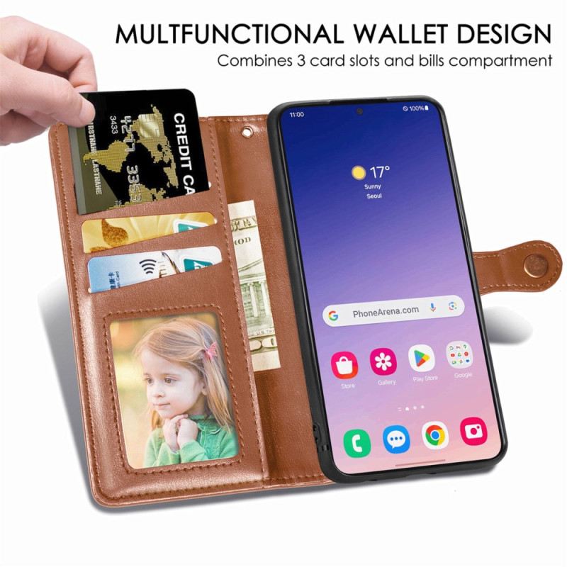 Kinyitható Tokok Samsung Galaxy S25 5g Mágneses Csat