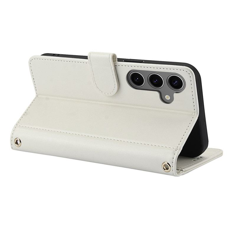 Kinyitható Tokok Samsung Galaxy S25 5g Nyakpánt