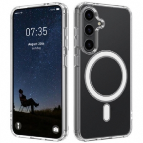 Mobiltelefon Tokok Samsung Galaxy S25 5g Átlátszó Magsafe Kompatibilis