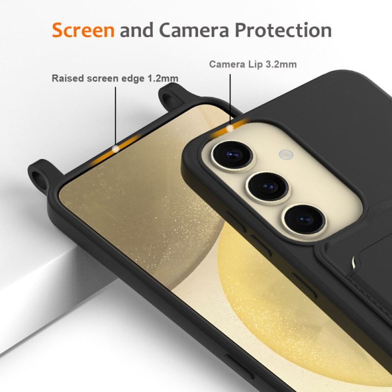 Mobiltelefon Tokok Samsung Galaxy S25 5g Folyékony Szilikon