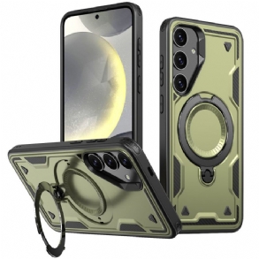 Mobiltelefon Tokok Samsung Galaxy S25 5g Magsafe Kompatibilis Katonai Szintű Védelem És Állvány