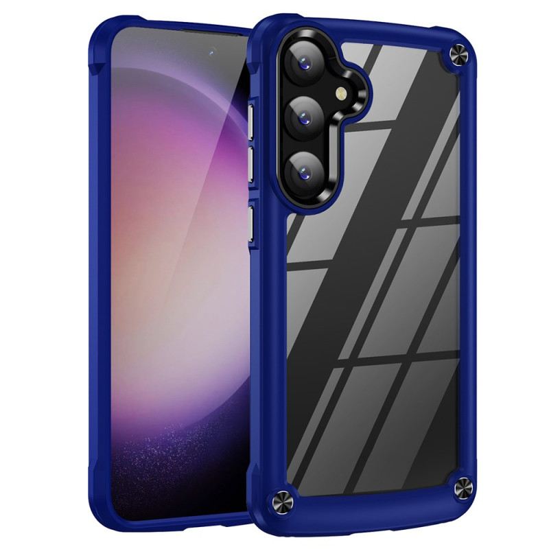 Tok Samsung Galaxy S25 5g Átlátszó Szilikon Szélekkel