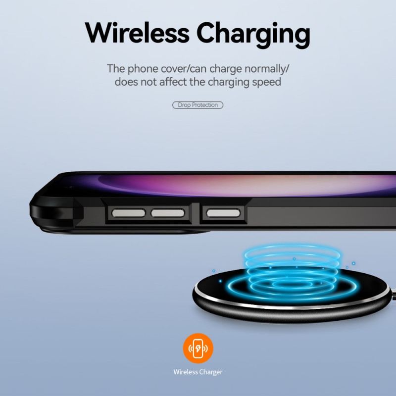 Tok Samsung Galaxy S25 5g Átlátszó Szilikon Szélekkel