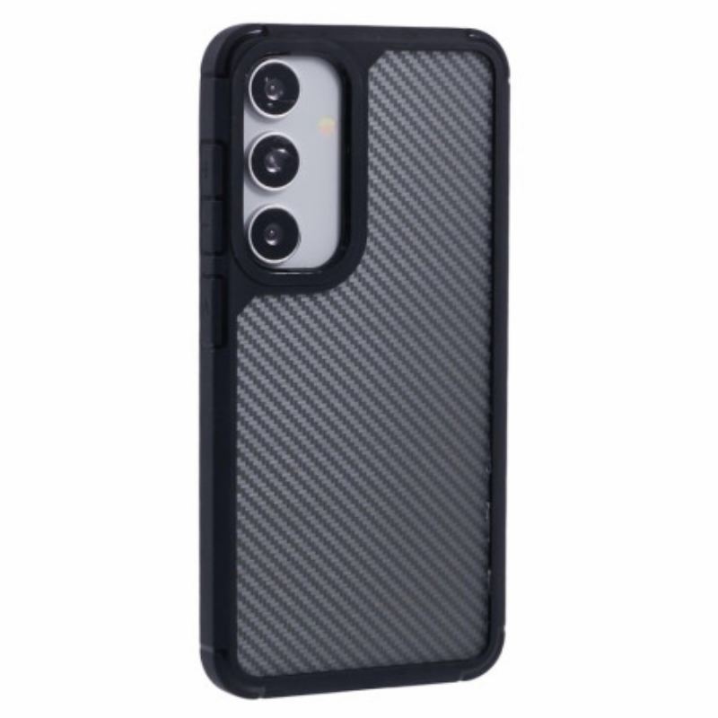 Tok Samsung Galaxy S25 5g Áttetsző Szénszálas Textúrájú
