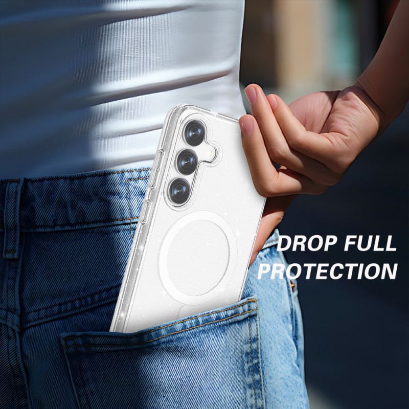 Tok Samsung Galaxy S25 5g Csillámos Hátlapú Magsafe Kompatibilis