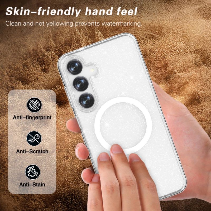 Tok Samsung Galaxy S25 5g Csillámos Hátlapú Magsafe Kompatibilis