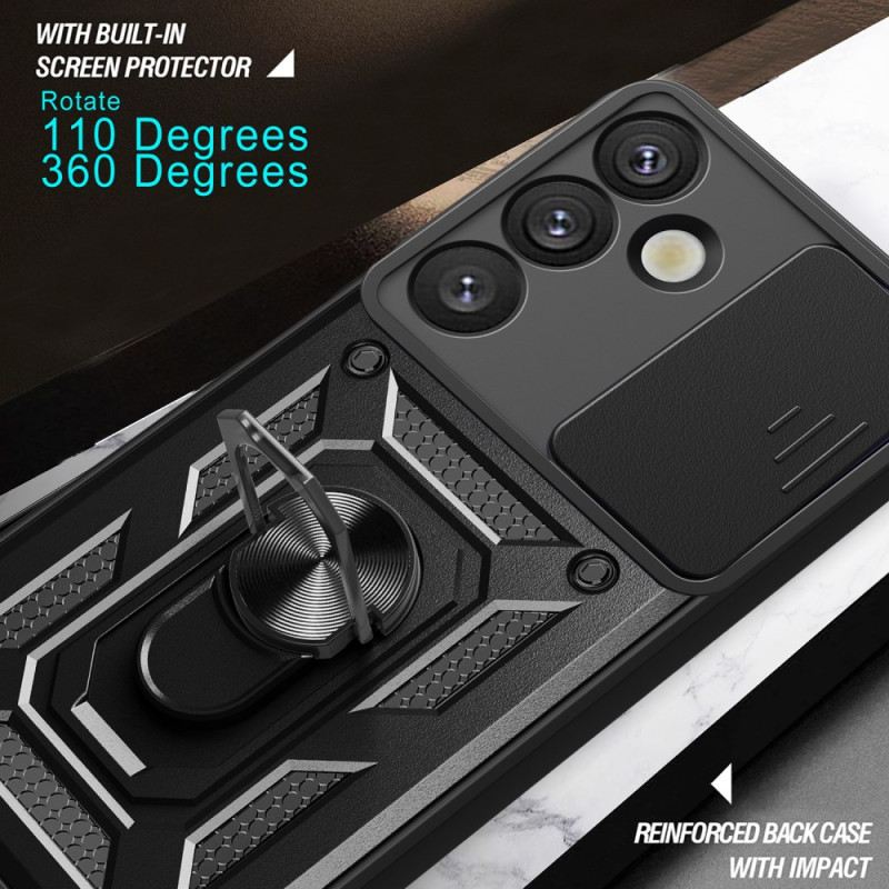 Tok Samsung Galaxy S25 5g Csúsztatható Kamerafedél És Állvány