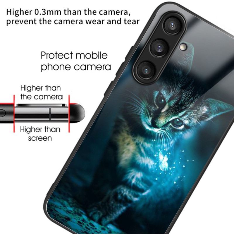 Tok Samsung Galaxy S25 5g Edzett Üveg Macska Minta