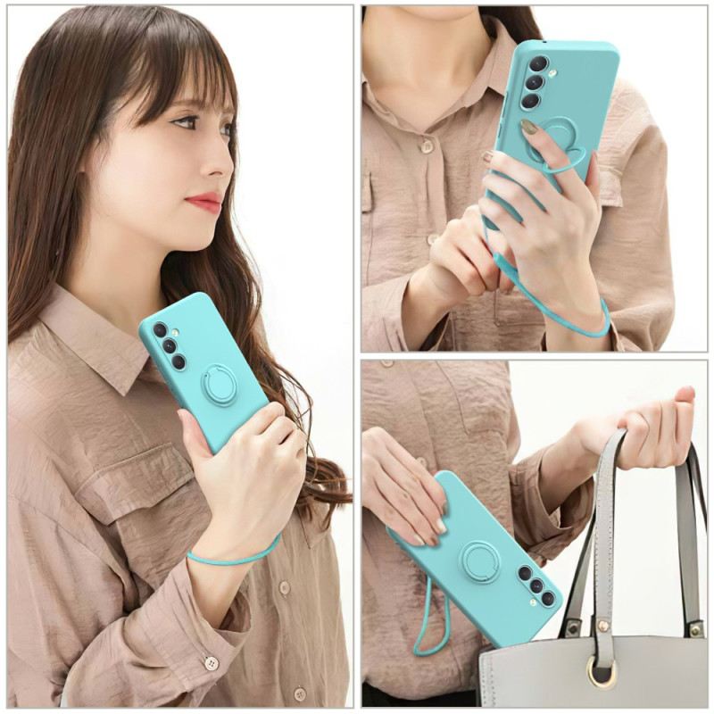 Tok Samsung Galaxy S25 5g Folyékony Szilikon Gyűrűtartó