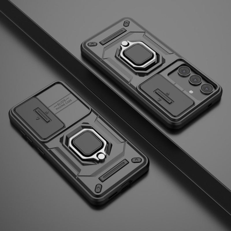 Tok Samsung Galaxy S25 5g Tartós Gyűrűtok Kameravédővel