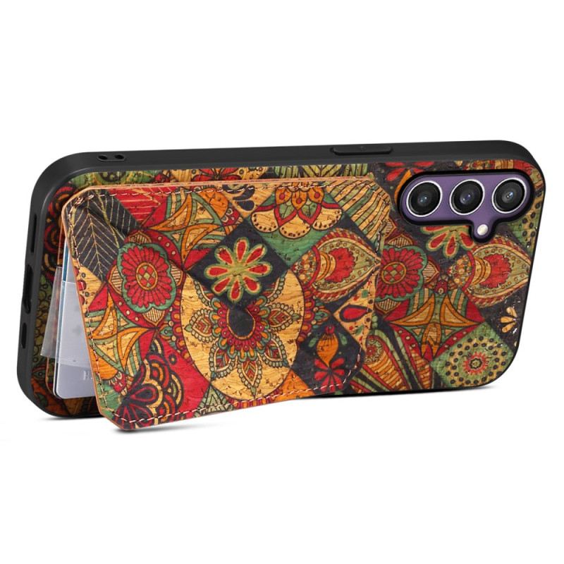 Tok Samsung Galaxy S25 5g Virágos Kártyatartó És Állvány