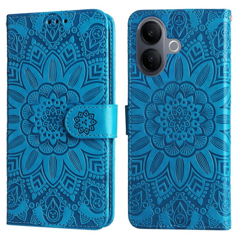 Bőrtok Vivo V60 Lite Mandala