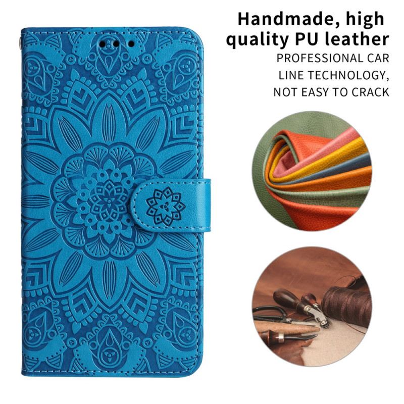 Bőrtok Vivo V60 Lite Mandala