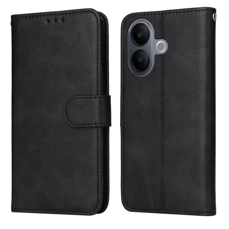 Fliptok Vivo V60 Lite Bőrhatású