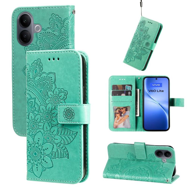 Kinyitható Tokok Vivo V60 Lite Mandala Minta