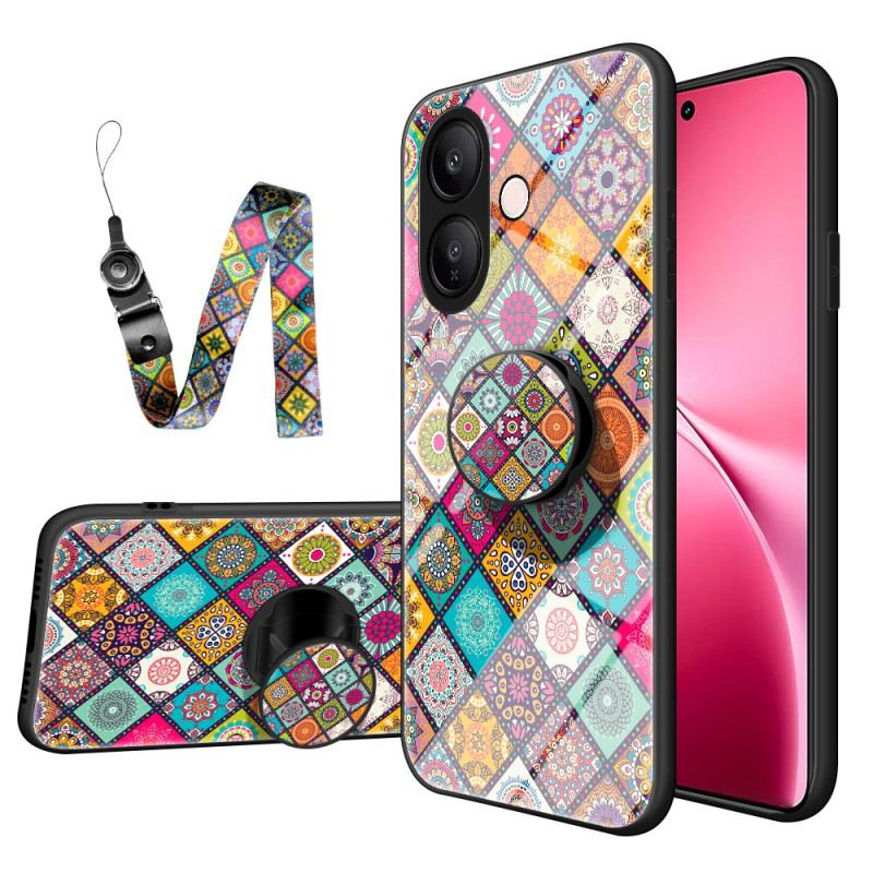 Tok Vivo V60 Lite Gyűrűtartó És Patchwork Nyakpánt