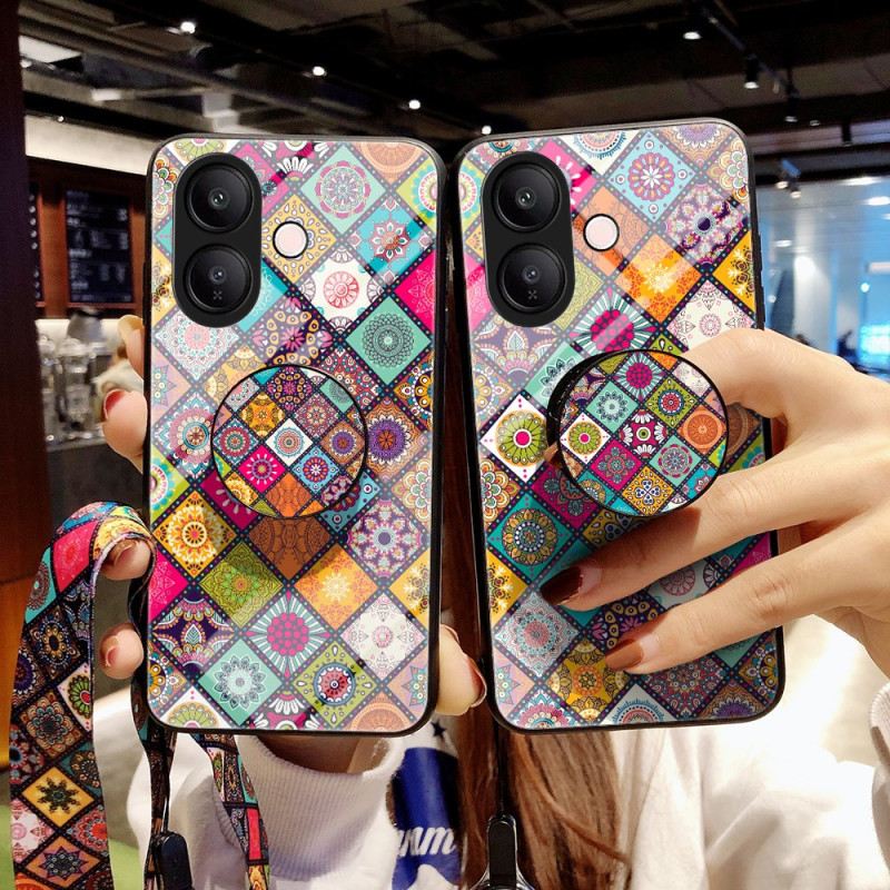 Tok Vivo V60 Lite Gyűrűtartó És Patchwork Nyakpánt