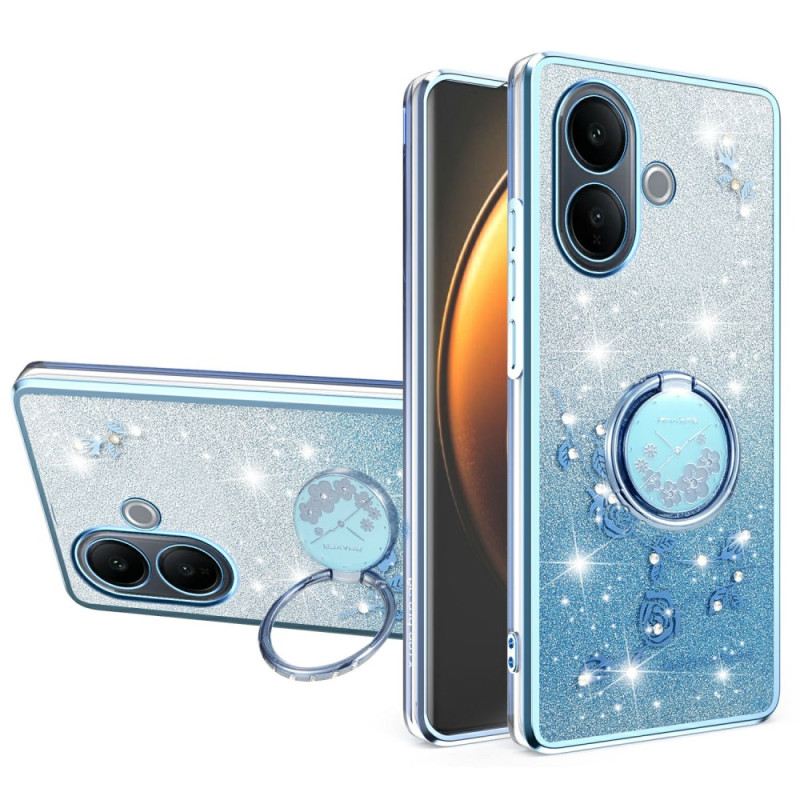 Tok Vivo V60 Lite Gyűrűtartóval És Színátmenetes Flitterekkel